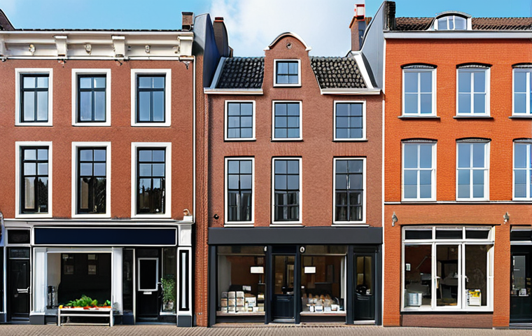 Here are three image prompts for SD generation, based on the provided text about the Dutch commercial real estate market: