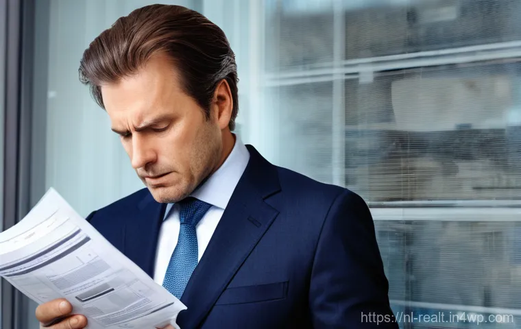 상업용 부동산 투자자들의 공통 실수 - **Prompt:** A split image contrasting two office environments. On the left, a dull, empty, and outda...