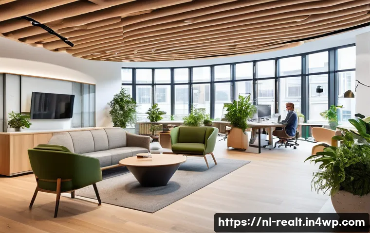 상업용 부동산 투자에 대한 전문가의 인사이트 - **Prompt 1: Dynamic Dutch Hybrid Office Environment**
A bright, modern, and sustainably designed...